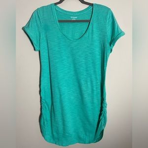 Motherhood maternity turquoise blue top